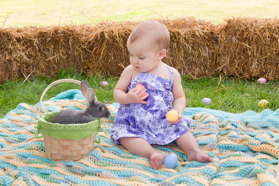 childrens photographer, Bellevue Dubuque Iowa, Easter bunny portraits, Candid Contrast Photography