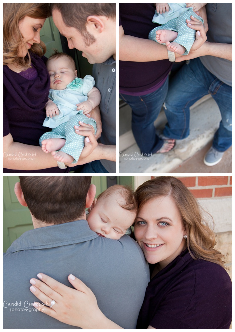 Bellevue & Dubuque IA Baby Photographer, Candid Contrast Photography, 3 month portraits