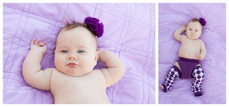 Bellevue & Dubuque IA Baby Photographer, Candid Contrast Photography, 3 month portraits