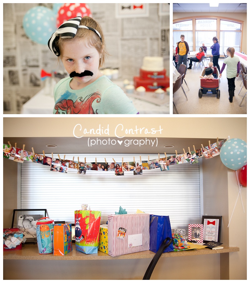 mustache first birthday party, Dubuque & Bellevue Iowa children's photographer, Candid Contrast Photography