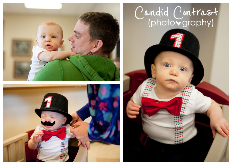 mustache first birthday party, Dubuque & Bellevue Iowa children's photographer, Candid Contrast Photography