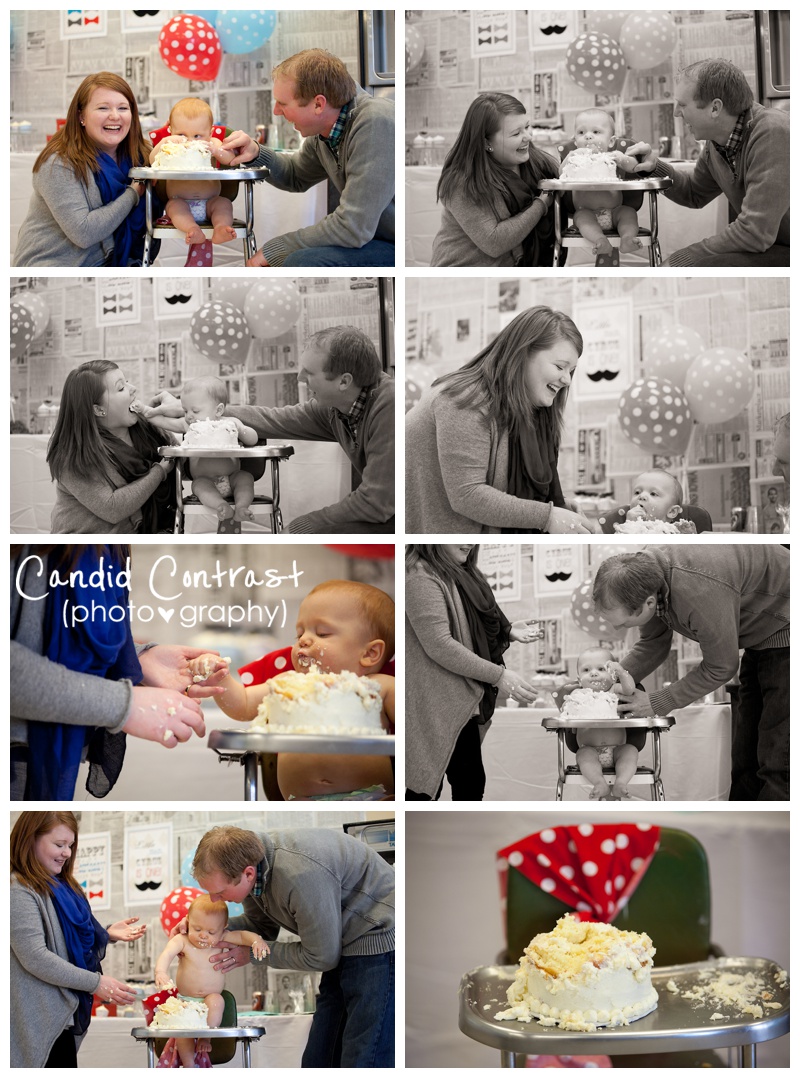 mustache first birthday party, Dubuque & Bellevue Iowa children's photographer, Candid Contrast Photography