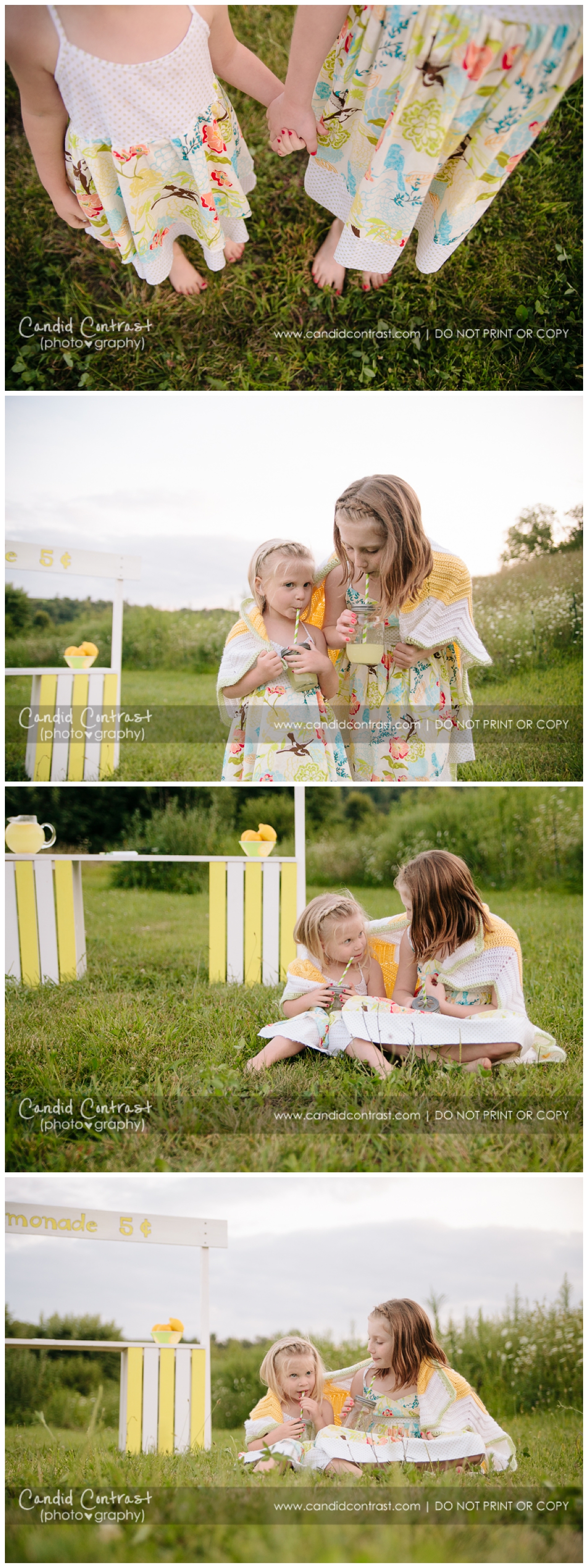 lemonade stand summer photos, Candid Contrast Photography, lifestyle photography, Bellevue Dubuque IA