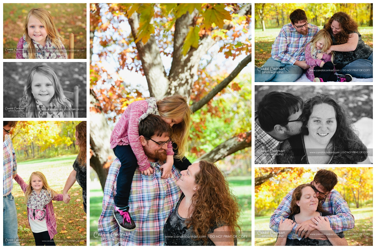 fall mini sessions, fall family photographs, dubuque family photographer, candid contrast photography