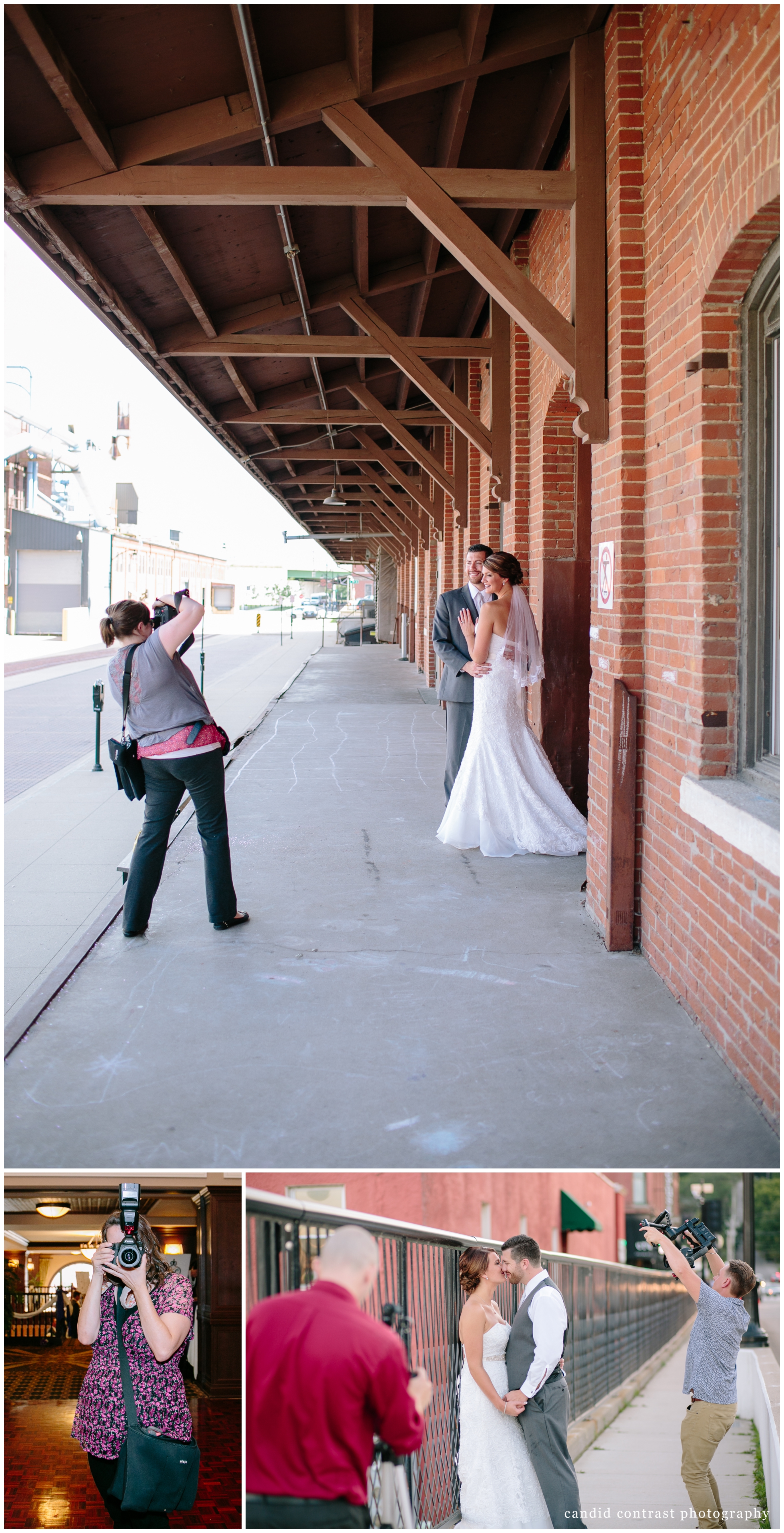 behind the scenes dubuque ia wedding photographer, candid contrast photography, uv films