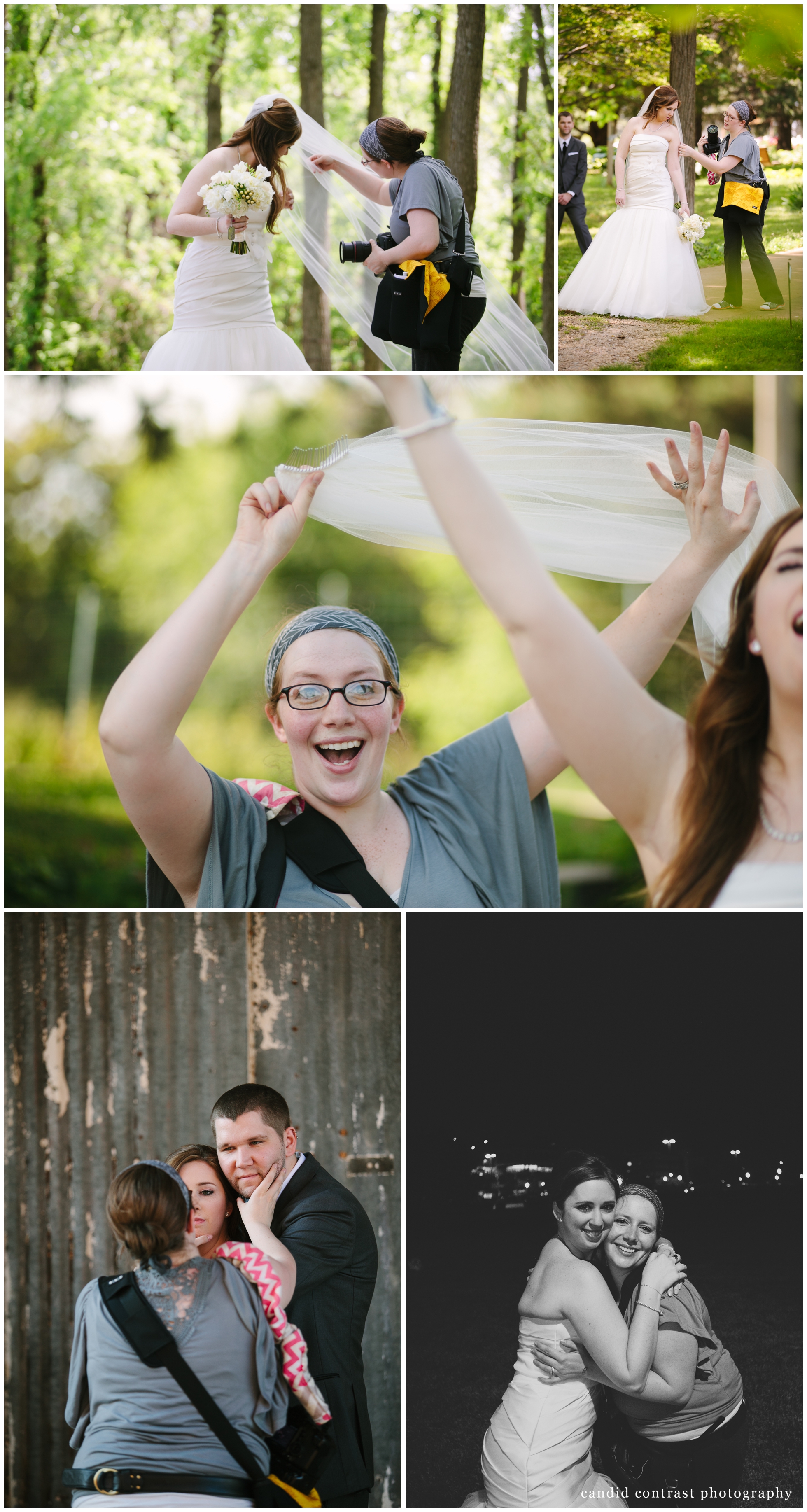 dubuque ia wedding photographer behind the scenes candid contrast photography