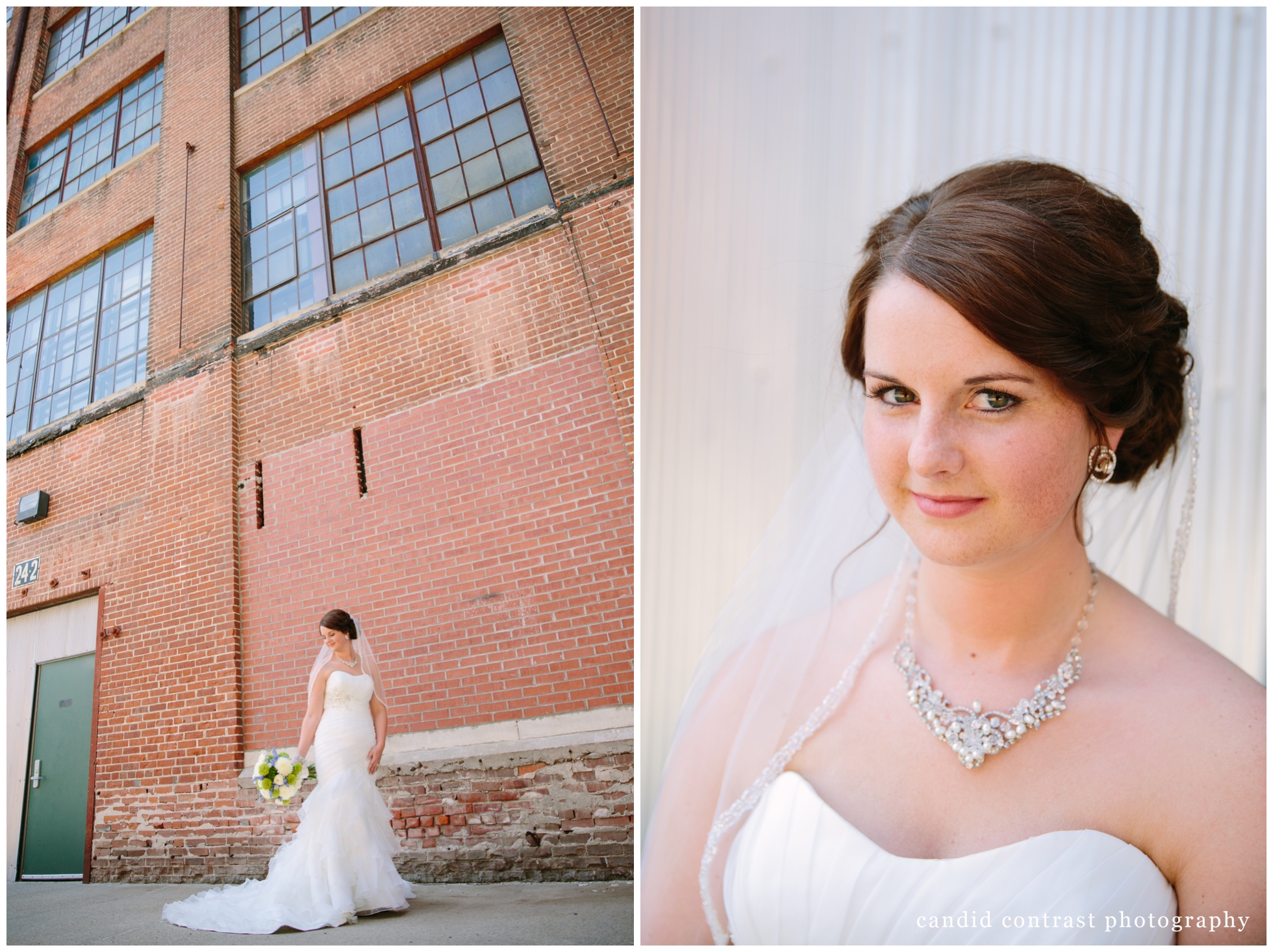 classically beautiful bridal style for Dubuque iowa wedding, candid contrast photography