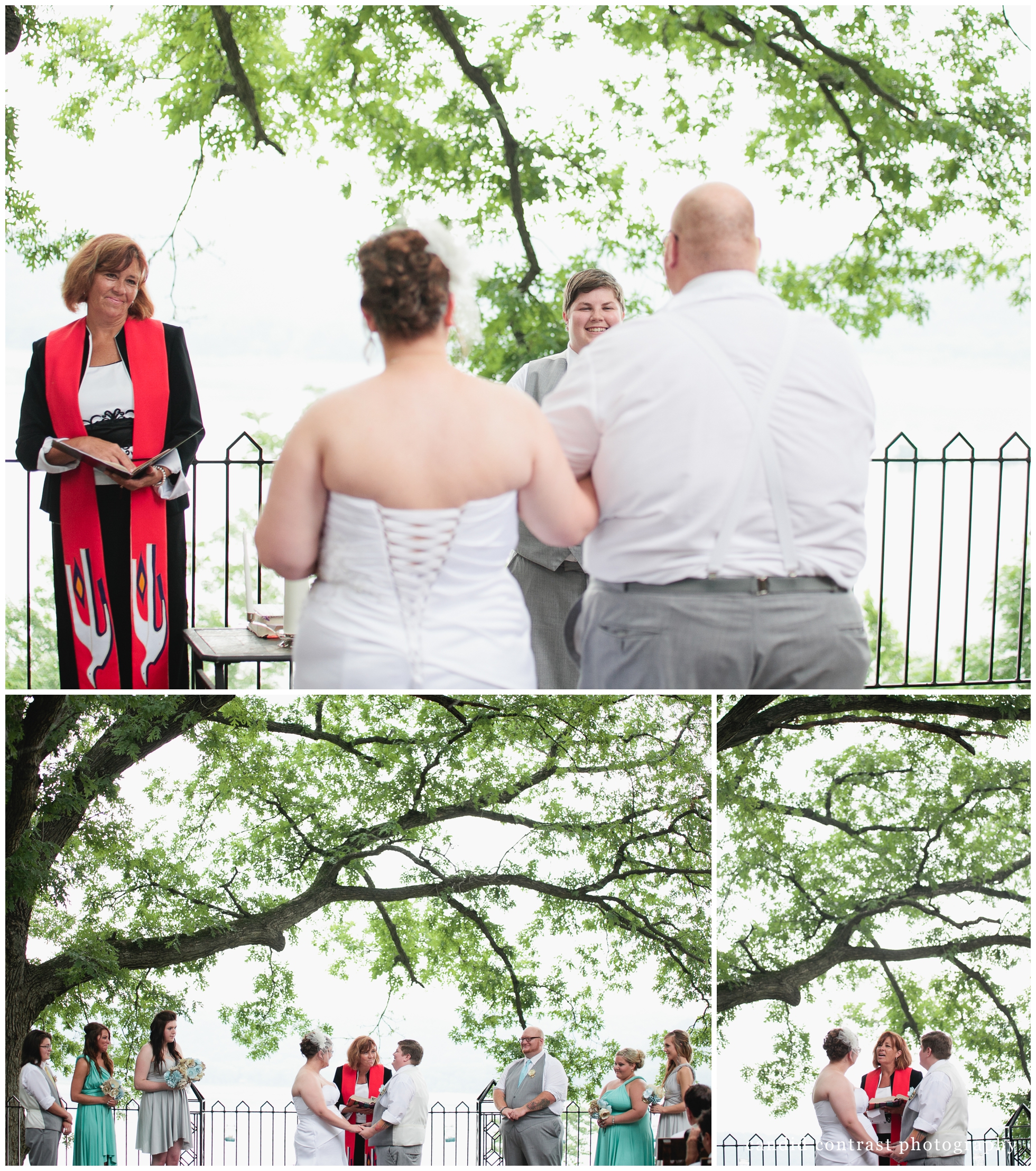 candid wedding moments at eagle point park same sex wedding ceremony dubuque iowa wedding, candid contrast photography