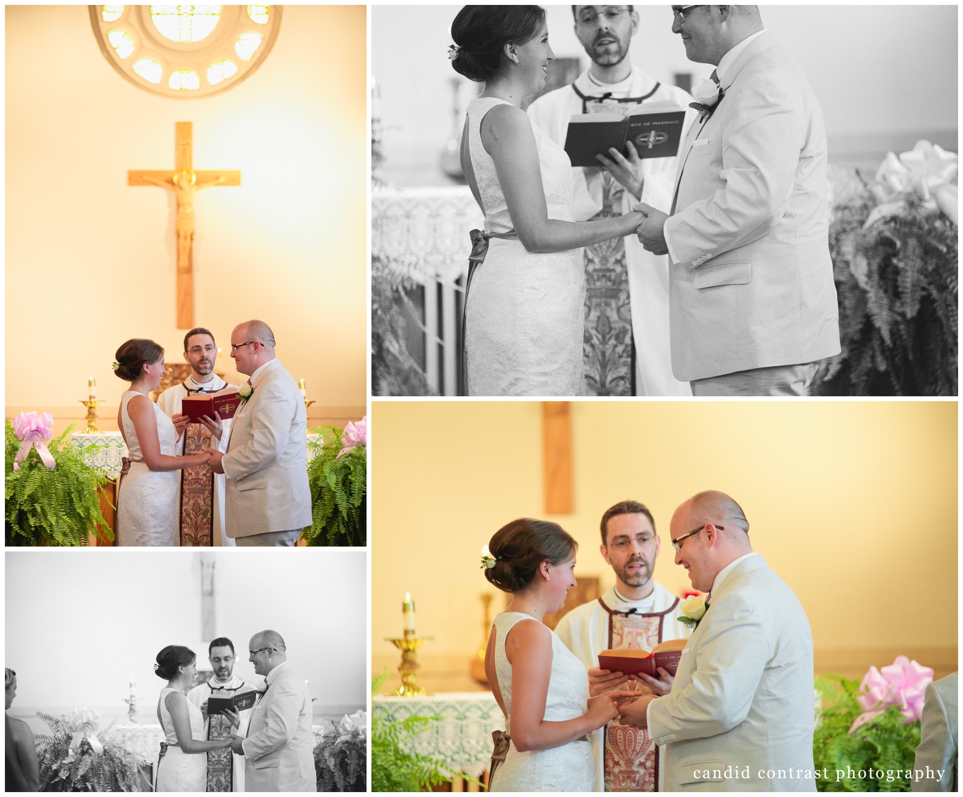 dubuque wedding at st joes in key west, candid contrast photography