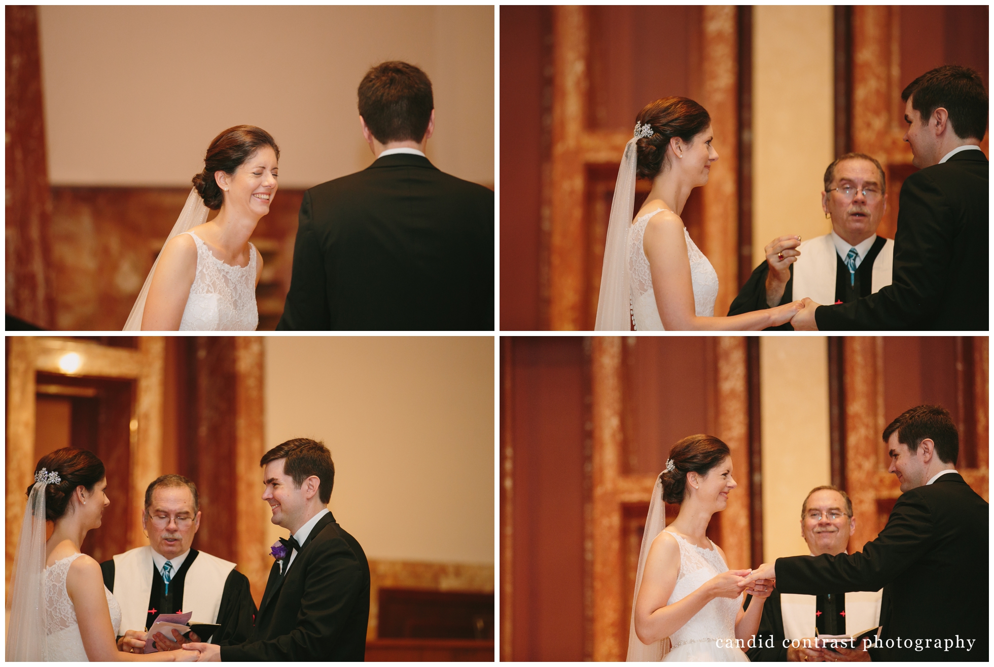 classic Dubuque iowa wedding at the grand river center, candid contrast photography