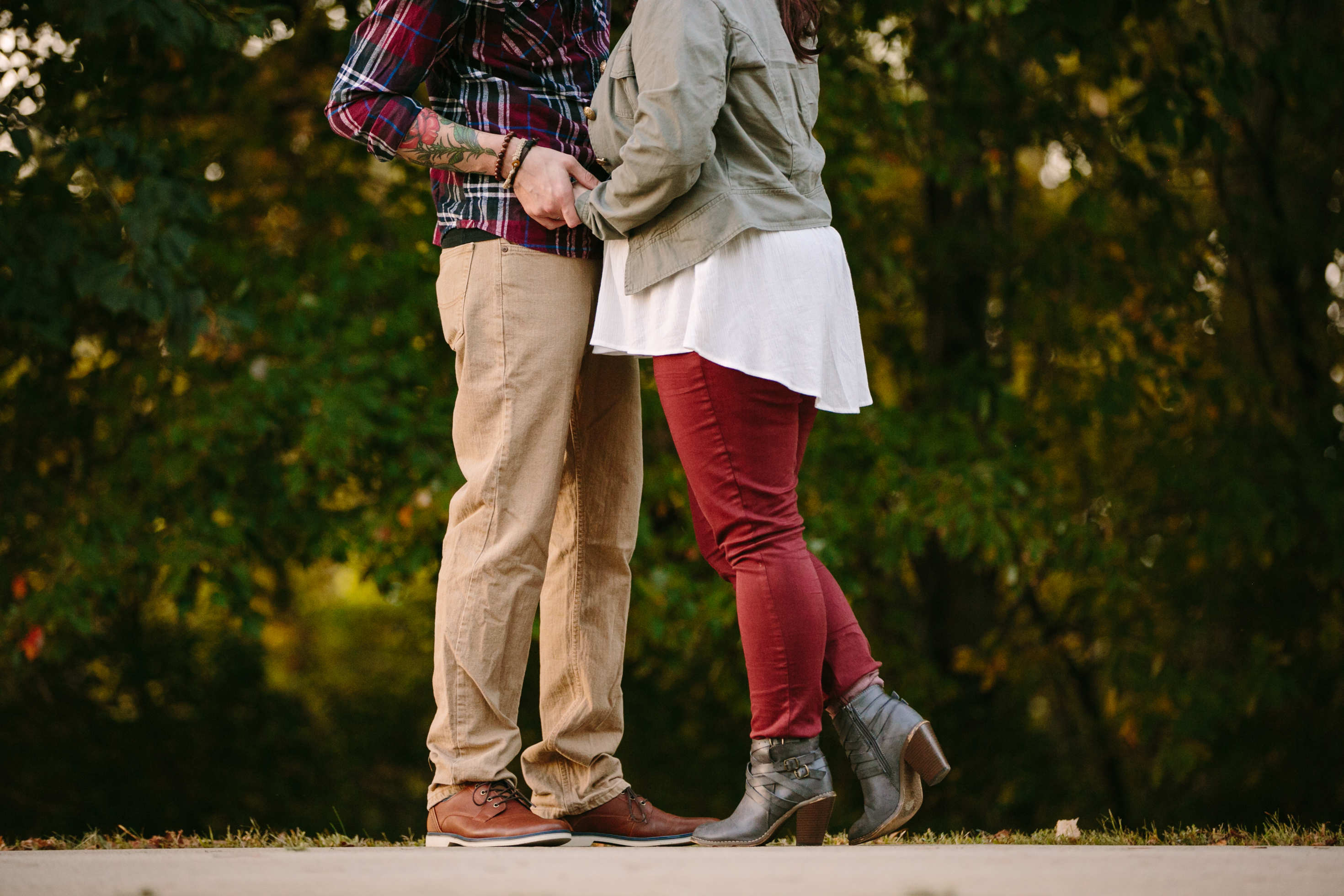 dubuque outdoor engagement by catherine furlin photography