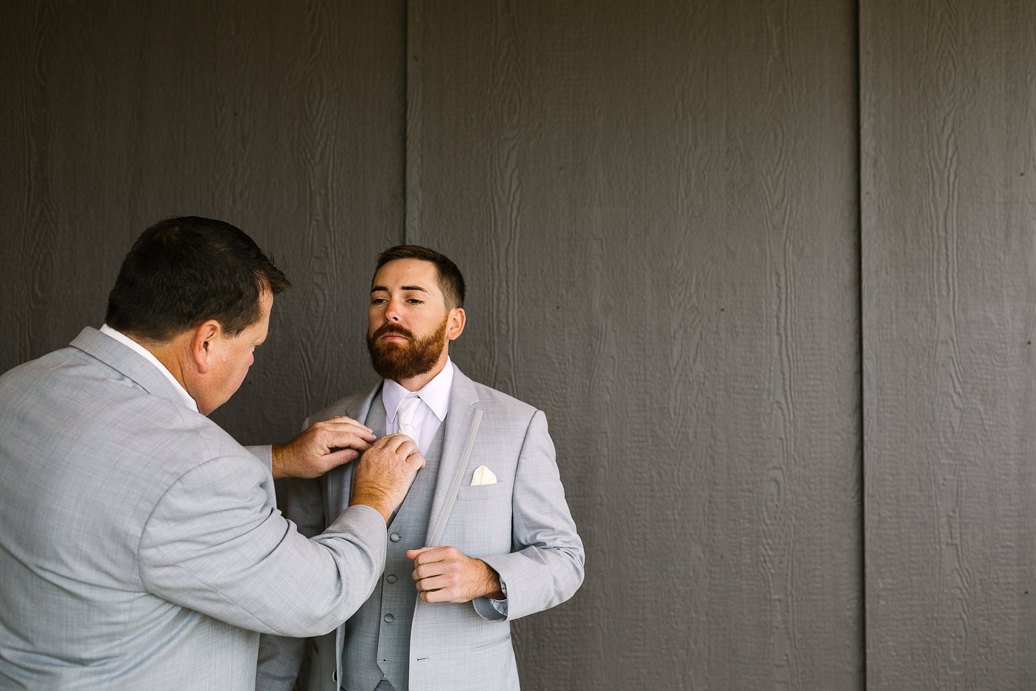 groom getting ready at Rockcut Events Wisconsin