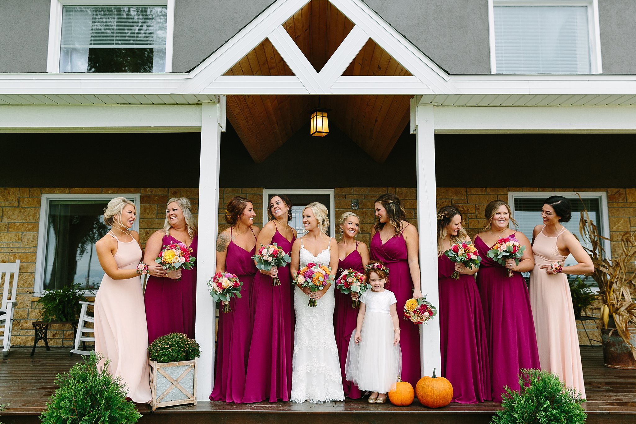bridesmaids at Rockcut Events Wisconsin