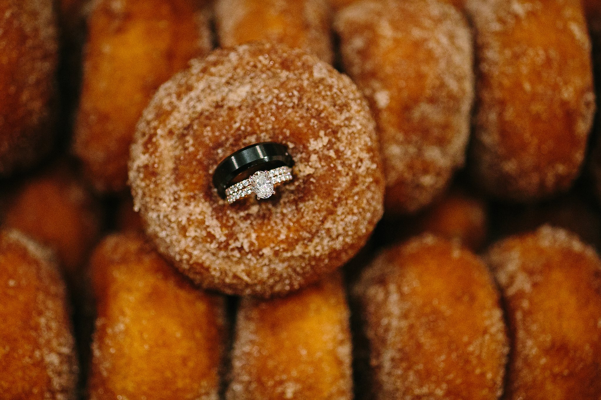 apple cider donuts at dubuque fairgrounds wedding